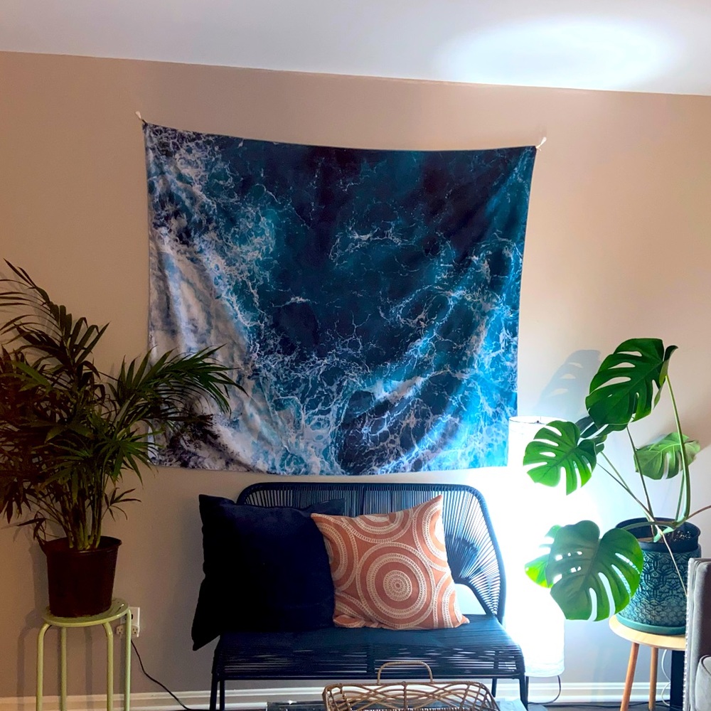 Ocean Wave Water Tapestry